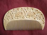 HORI-Carved boxwood comb-