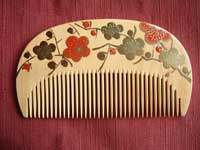 MAKIE-Painted boxwood comb-